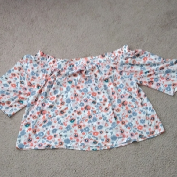 NWOT Elaine Rose Women's Off The Shoulder Top - Picture 6 of 10